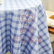 클래식 식탁보 블루