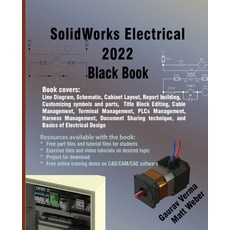 (영문도서) SolidWorks Electrical 2022 Black Book Paperback, Cadcamcae Works, English, 9781774590515