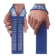 WARM BODY COLD MIND WBCM 拉力帶，加厚耐磨，輔助背部訓練，提升抓握力, WBCM 藍銀, 1個
