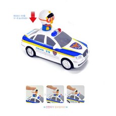 남아 움직이는 뽀로로 경찰차 자동차 장난감 장난감차 애기장난감 흥미유발, 1개