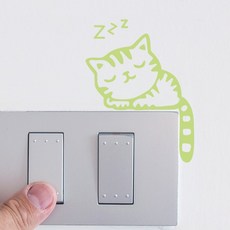 덕덕 전원스위치 야광스티커 벽지, 코알라