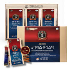 홍삼스틱 6년근 고려홍삼 굿데이즈 12g X 30포, 1박스, 30회분