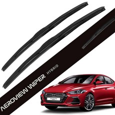 VIP 아반떼AD 하이브리드 와이퍼 세트 650mm 전방세트 400mm 1(개)