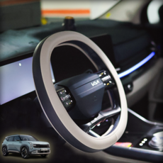 2026 디올뉴 셀토스 핸들커버 투톤 사각 하이브리드 제트비, 월넛브라운