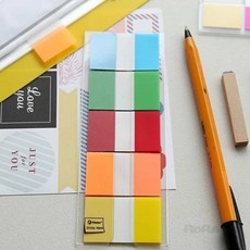 로랑마켓 팝업플래그 5색 10매 북마크 점착메모지 접착식메모지