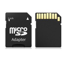 마이크로SD SD카드 변환 리더기 어댑터 micro SD to SD 카드리더기, 1개