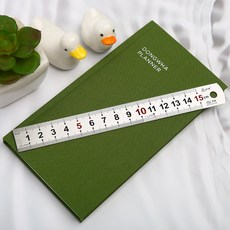 두꺼운스틸자 철자 직선자 사무용 측정자 15cm