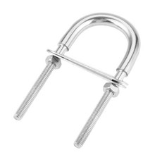 보트 후크 M6 M12 하드웨어 78 스테인레스 해양 M5 90 150 나사 130 스틸 로프 아이 M10 리깅 볼트 U 및 요트 M8 304 100 보우/스턴, 한개옵션1