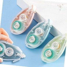 수정테이프 양면 접착 다이어리 꾸미기 스크랩북 문구용품 사무용 학용품 리필 가능, 1개, 상세페이지 참조ml, 1-풀테이프-퍼플