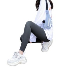 하이웨스트 힙업 레깅스 (L 그레이) DK00stu79bOL