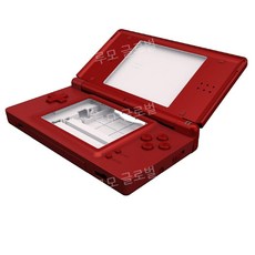 eXtremeRate NDSL 풀세트 커스텀 교체 키트 / 닌텐도 DS Lite DIY 세트 설치 도구 포함, 코크 레드