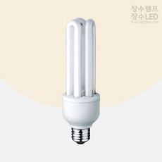 전구색 장수램프 EL 전구 삼파장 형광다마 20W E26, 본상품