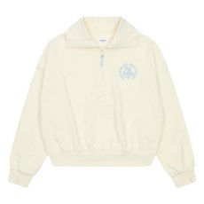 에꼴리에 여아 자수 반집업 맨투맨 티셔츠 24A0755_CR