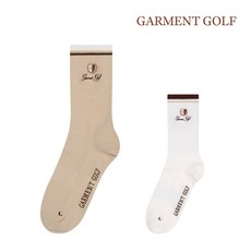 가먼트골프 여성 레터링 크루 삭스 GFSCD353 2세트, 오프화이트_FREE(22-25)_2세트, 오프화이트