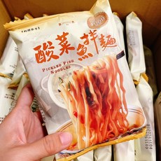 和秋 麻醬香拌麵 香麻辣拌麵 酸菜魚拌麵 乾拌麵 122g, 1個