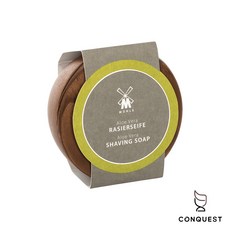 CONQUEST 德國 MUHLE RN3AV 蘆薈刮鬍皂，木碗刮鬍泡，溫和保濕，舒緩刮鬍後不適，德國製造, 1個, 65g