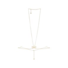 엘리자베타프랑키 로고 디테일 바디체인