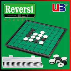 磁性黑白棋遊戲，便攜折疊設計，標準教育親子互動桌遊, 1個