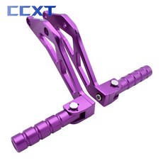 전기 오토바이 후면 발 페그 페달 브래킷 승객 발판, 2. Purple, 기본