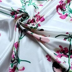 실크원단 프린트 시뮬레이션 실크 새틴 원단 기모노 DIY 바느질 꽃 가정 가구 장식 재료 천 200x150cm, 22) 22  200x150cm, 1개