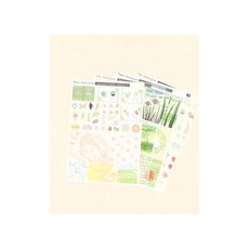 퀼트스타 [레진아트] 디자인시트 핸드페인팅 컬렉션 3, 혼합, 1세트