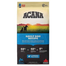 ACANA 愛肯拿 潔牙成犬無穀 乾飼料, 新鮮雞肉 + 火雞肉, 17000g, 1袋