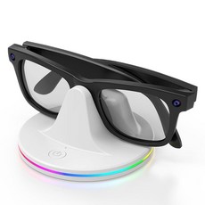 RayBan Meta Smart Ai 안경용 RGB 충전 도크 Wayfarer/Headliner/Skyler/Oakley HSTN 휴대용 스탠드 USB-C