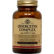 SOLGAR Ester-C Plus檞皮素複合素食膠囊, 50顆, 1罐