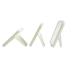 簡約北歐風化妝鏡 素色桌面鏡 台式梳妝鏡 折疊便攜美妝鏡 拍照道具, 北歐藍/綠色系