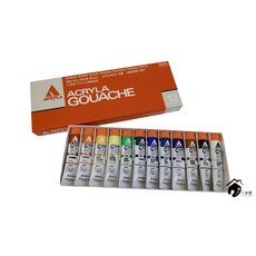 HOLBEIN 好賓 Acryla Gouache 不透明壓克力顏料 12色組