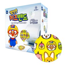 플레이드 뽀로로 키즈밴드 주사용롤밴드, 100개입, 3개