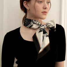 엘르 베니마차 실크 방도 스카프 SE549S306