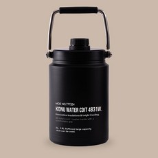 코누 캠핑 워터저그 3.8L L, 블랙, 1개