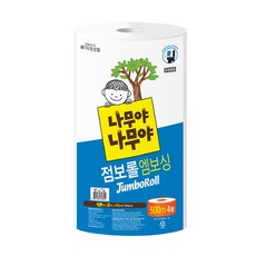 나무야나무야 점보롤 엠보싱 1겹 500m, 4개입, 1개