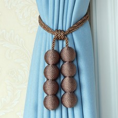 자석 커튼 스트랩 모던 심플 커튼 끈 스트랩 걸이 볼 스트랩 크리에이티브 커튼 버클 스트랩 펀칭, 가벼운 커피