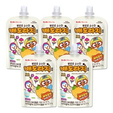 뽀로로 순수한 배도라지즙, 5개, 80ml