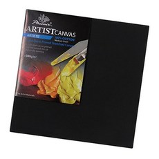 블랙캔버스 20x20cm 1개입 벽걸이그림 유화캔버스 사각캔버스