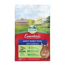 OXBOW 愛兔草 兔飼料 活力成兔飼料 老兔飼料 活力成兔配方飼料 10LB 4.54KG (10磅), 1個, 成兔5lb, 2.268kg