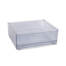 通用卡牌收納櫃16格 三個裝 透明卡片整理盒，多格分類收納，卡片收藏整理好幫手，透明材質一目瞭然, 抽屜式卡片收納盒, 1個