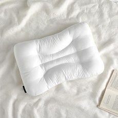 모던하우스 목이 편안한 부드럽고 낮은 메쉬경추베개, 0 아이보리, 1개