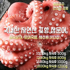 [산지직송] 국내산 자연산 동해. 통영. 포항 참문어 돌문어 피문어 자숙문어 숙회 1300g 자숙후 800g 박스 제수용 선물용, 1박스, 참문어 돌문어 자숙문어숙회 1300g 자숙후 800g