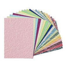 삼원 구김지 펄구김지 10색 100매입 주름 종이 색지 색상지 도화지, 삼원 구김지 A4 10색 100매