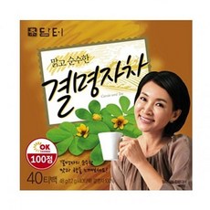 담터 결명자 차 40T 맛있는 전통 티 ala+98924bv, 1.2g, 40티백, 1