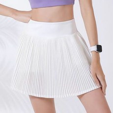 百褶網球裙女半身運動短裙雲感速幹羽毛球健身瑜伽跑步褲裙防走光
