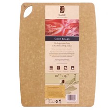 SAGE 木砧板 28x38x1cm 原木色 耐熱防刮易潔設計, 1個