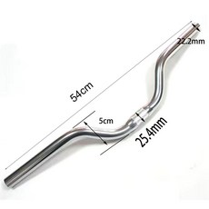 자전거 핸들바 라이저 바는 25.4mm 스템에 적합합니다. 강력한, 54cm Aluminum Alloy
