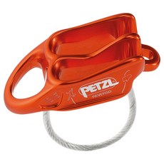 PETZL Reverso 다목적 베레이 라펠 장치 레드 프리 사이즈, A