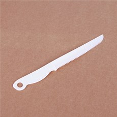 일회용 케익 칼 (소) 20.5cm 롤케익칼 빵칼 개별포장, 50개, 1개입