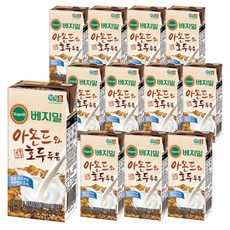 베지밀 아몬드와 호두 두유, 190ml, 12개