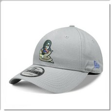 New Era 9FORTY 可調節棒球帽, 灰, 1個